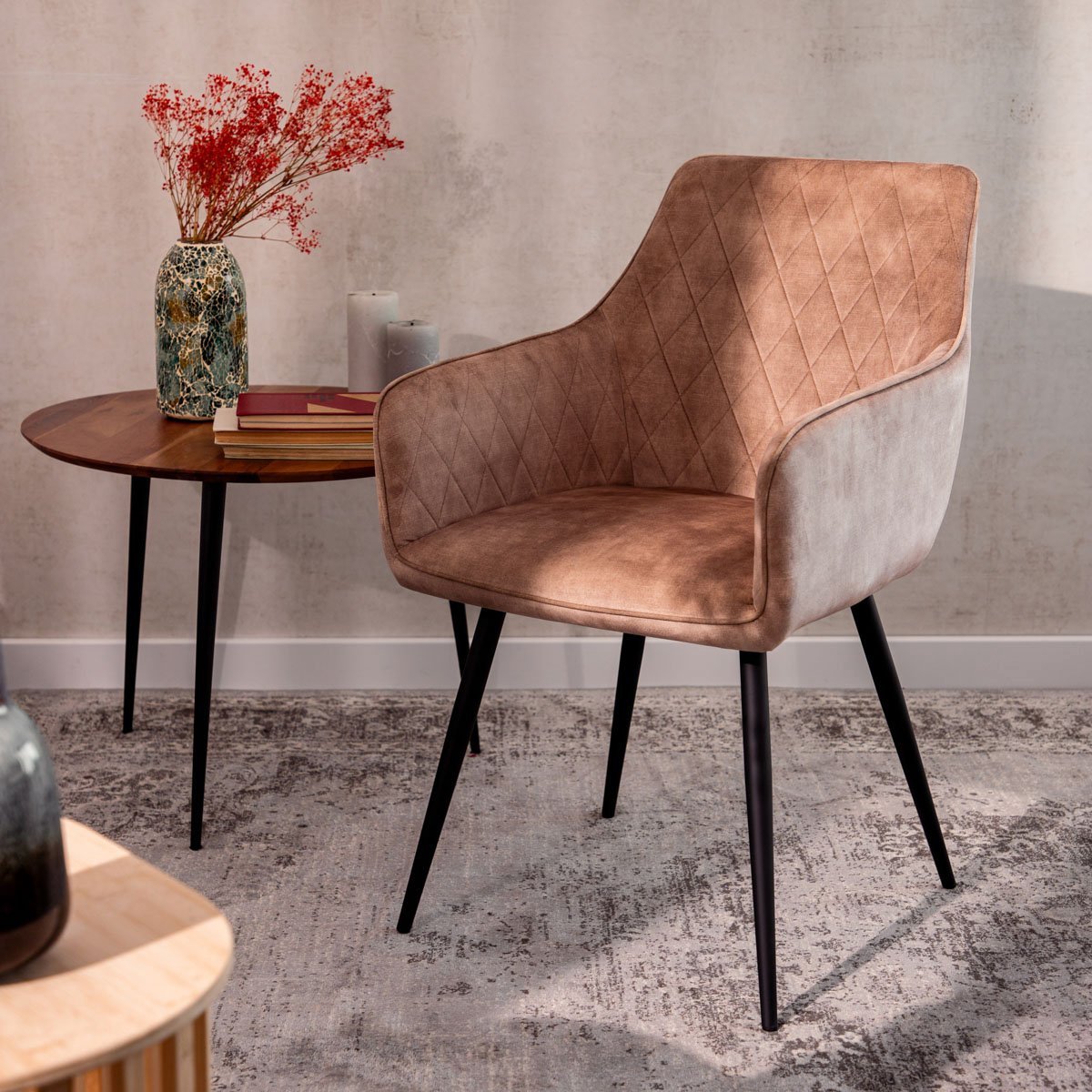 Homla Chair - SATORI - Beige - 58x62x79cm