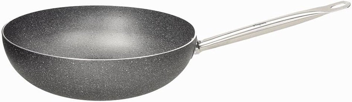 Grote Familie Wok 32 cm - Perfect voor Inductie en Optimale Warmteverdeling