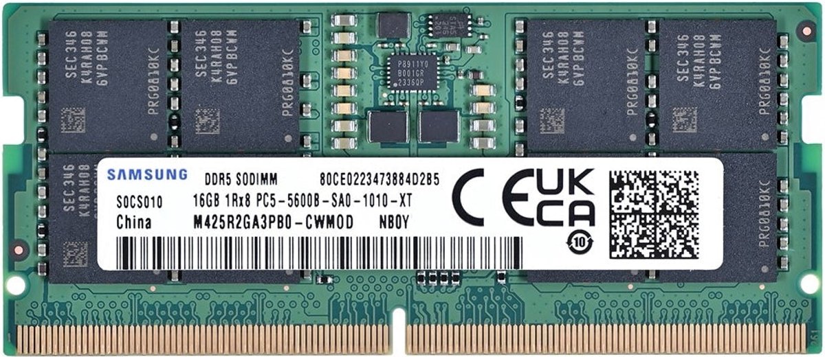 Samsung M425R2GA3PB0-CWM geheugenmodule 16 GB 1 x 16 GB DDR5