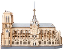 foto van Robotime Paris Cathedral - TG511 - Rowood Creative Assembly Model - Architectuur - Miniatuur - Notre Dame - Bouwpakket