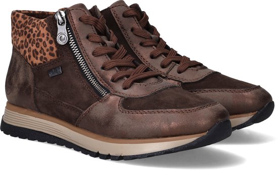 Bottes à lacets Rieker en synthétique marron - Taille 37