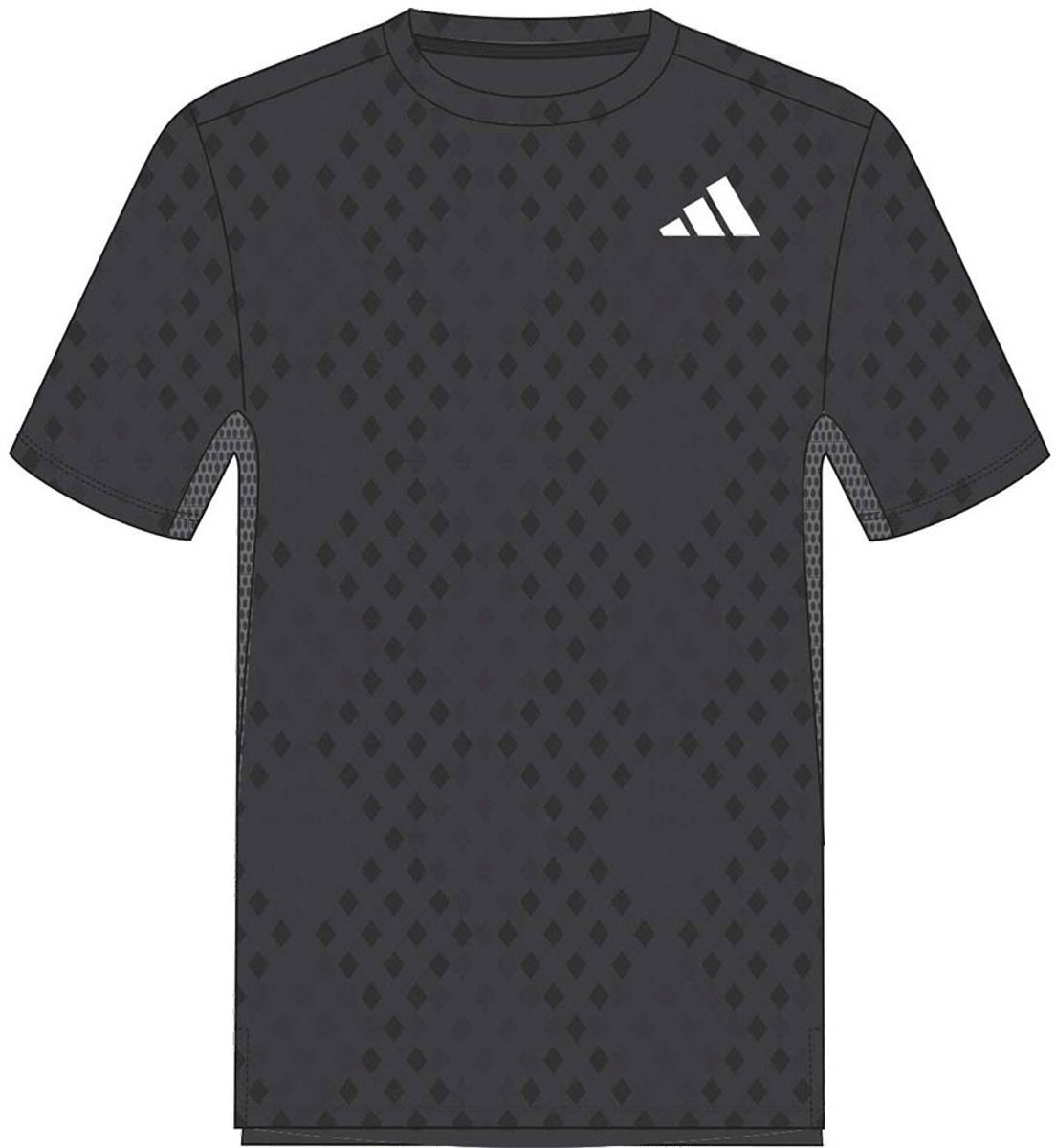 Adidas Club Graphic T-shirt Met Korte Mouwen Man Zwart