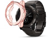 Stravo Soft Case Sport Hoesje voor Garmin Fenix 5S / Fenix 5S Plus – TPU Materiaal Bescherming – TPU Case Protectie en Beschermhoes voor Garmin Smartwatches (Oranje)
