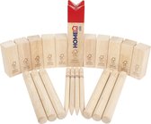 Set Kubb HOME It® Premium - Bois d'hévéa durable et sac de transport inclus