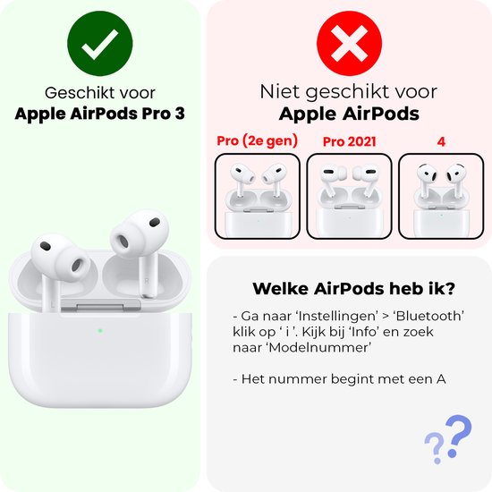 Étui en Siliconen pour AirPods Pro 3 - Pro