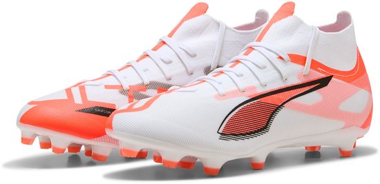 PUMA - ultra 5 match fg/ag - Chaussure de Voetbal fg pour hommes - Wit