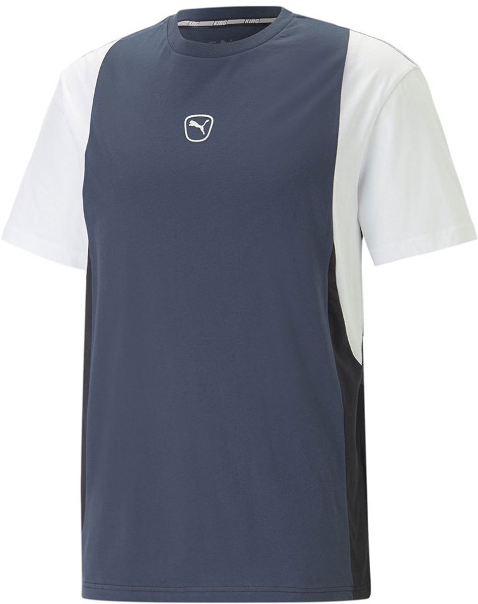 Puma King T-shirt Met Korte Mouwen Blauw S Man
