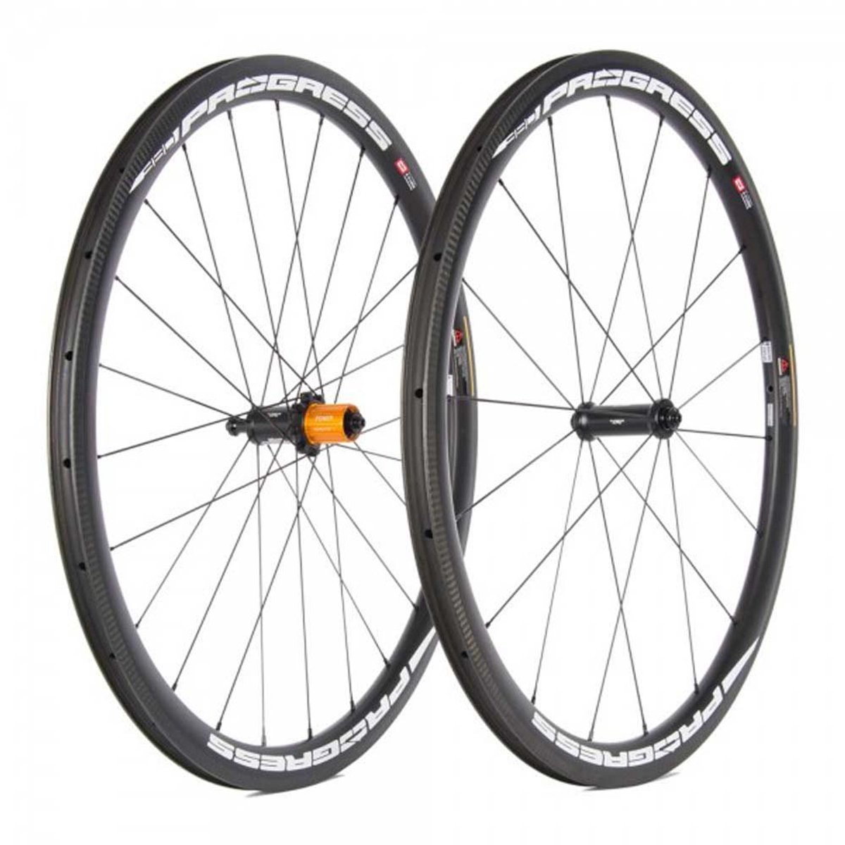 Progress Air Tubular Racefiets Wielset Zwart 9 x 100 / 9 x 130 mm / Shimano/Sram HG