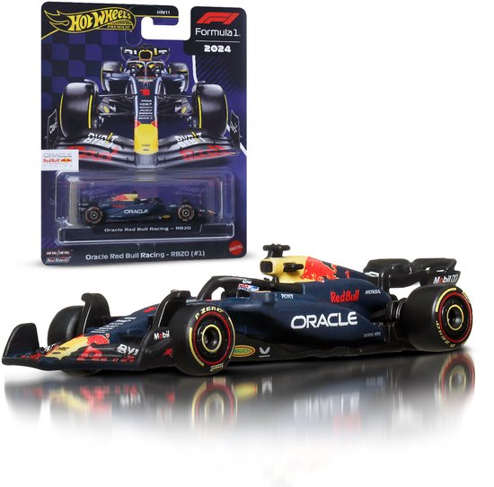 Hot Wheels Max Verstappen Red Bull- Premium Metalen Formule 1 Raceauto