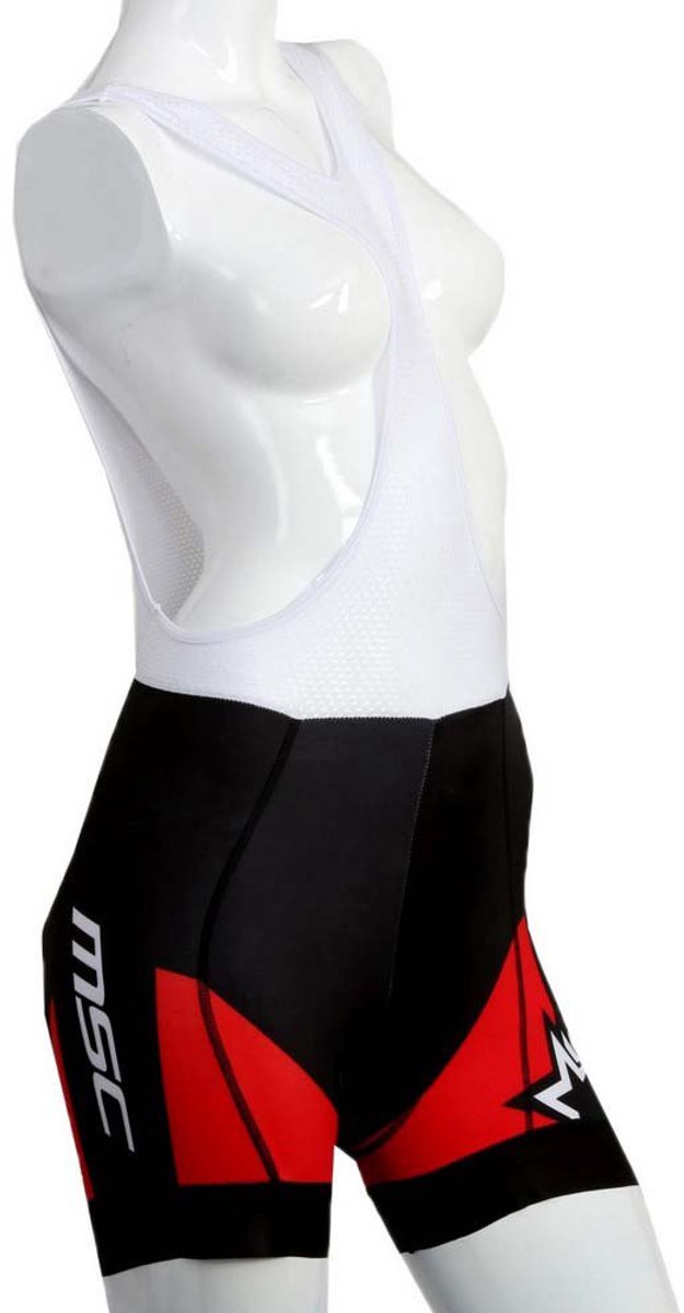 Msc Claudia Pro Broek Zonder Bretels Rood,Zwart S Vrouw