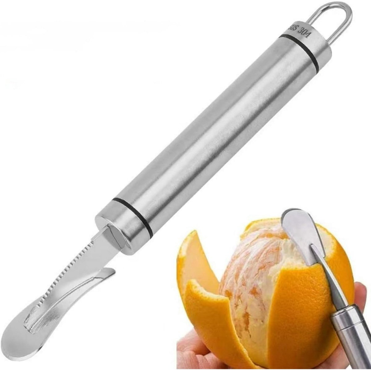 Sinaasappelschiller - RVS-schaaf - Schilmesje - Fruitgereedschap - Keukengadgets