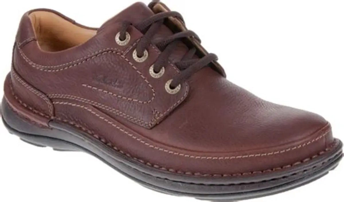 Clarks - NATURE THREE - Vrije tijdsschoenenHeren veterschoenHeren sneakersCasual - Kleur: Bruin - Maat: 45