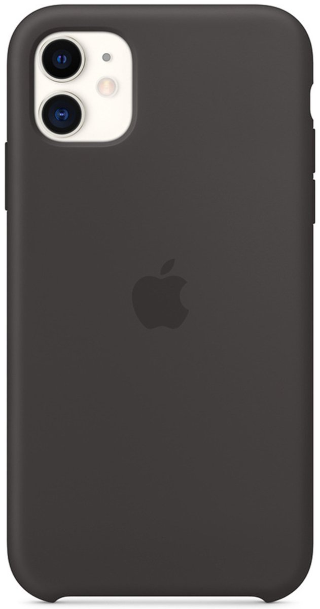Apple iPhone 11 hoesje - Zwart - Siliconen