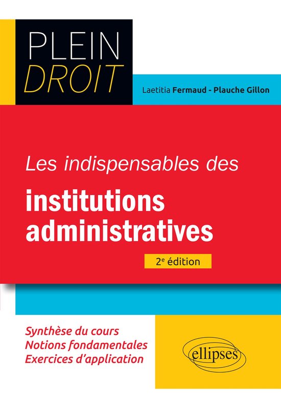 Les indispensables des institutions administratives - cover
