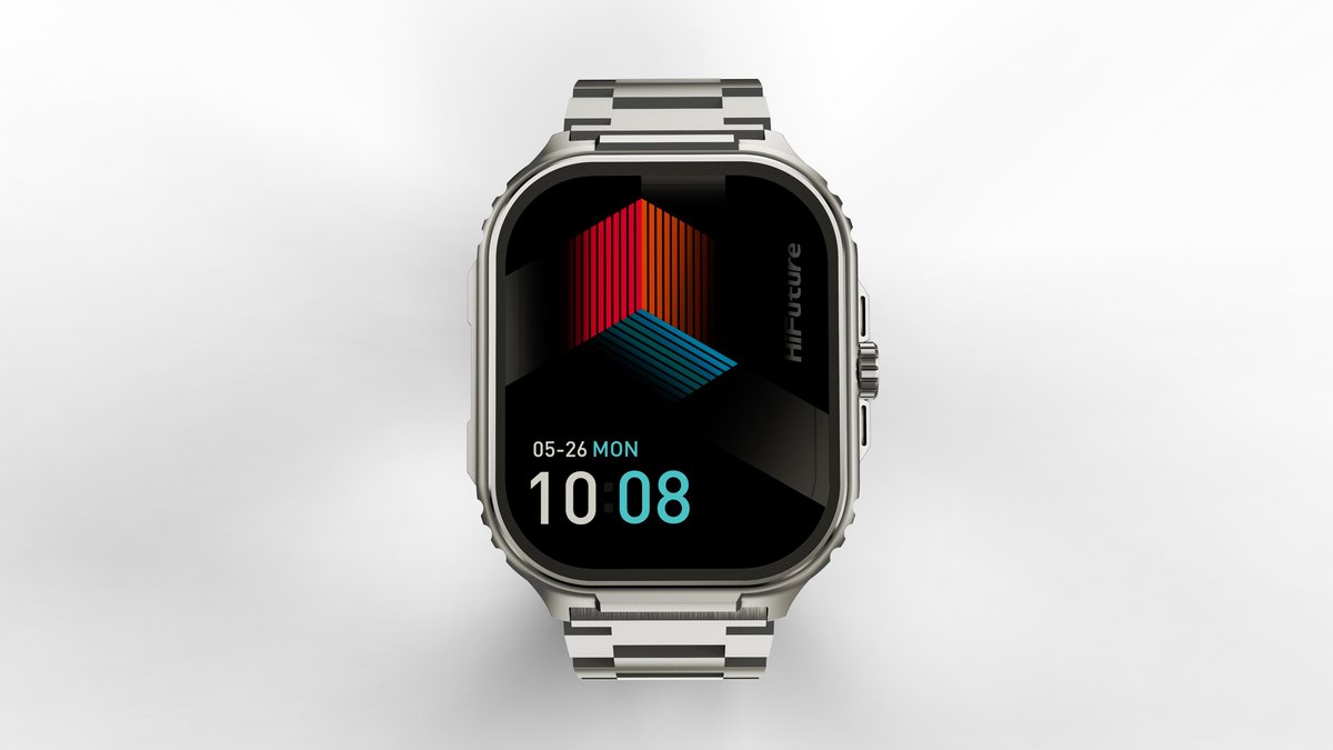 HiFuture Ultra 3 Pro Smartwatch - Zilverkleurig - stof en water dicht - Syntra AI ondersteuning