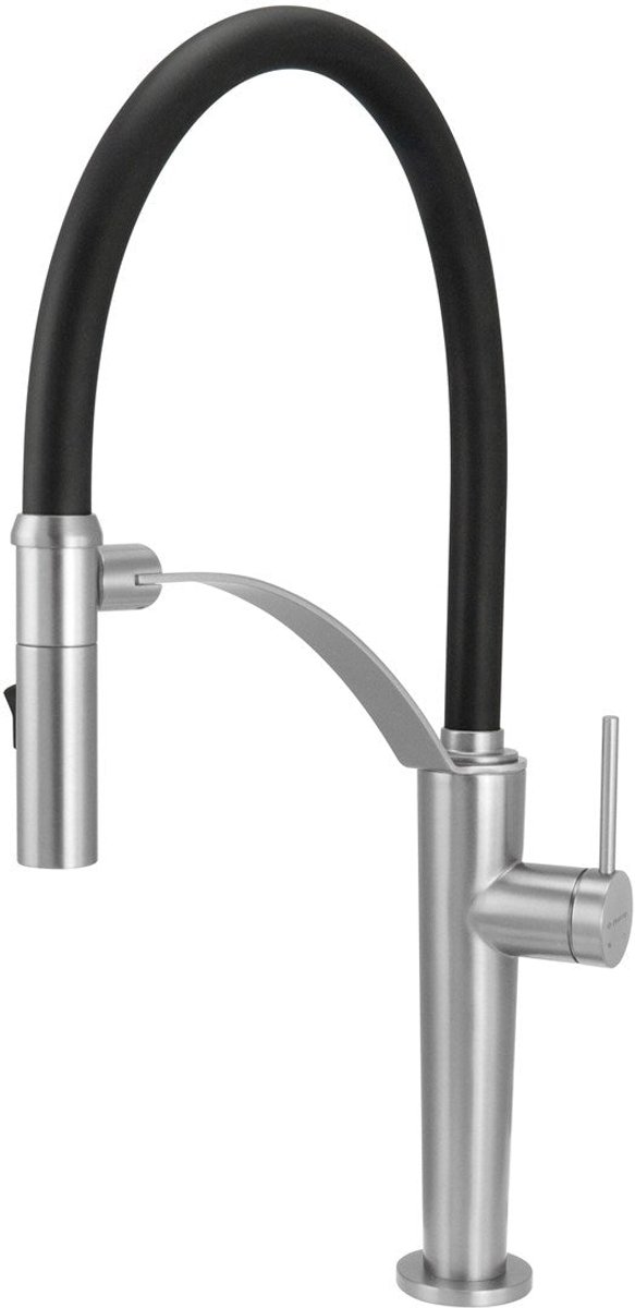 Kitchen faucet with flexible spout - 2 types of spray
