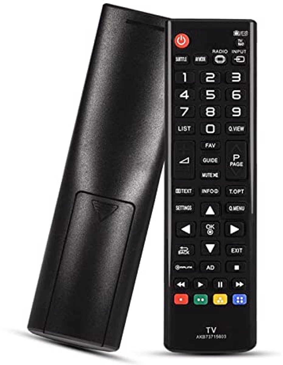 Universele vervangende afstandsbediening voor TV - compatibel met verschillende modellen