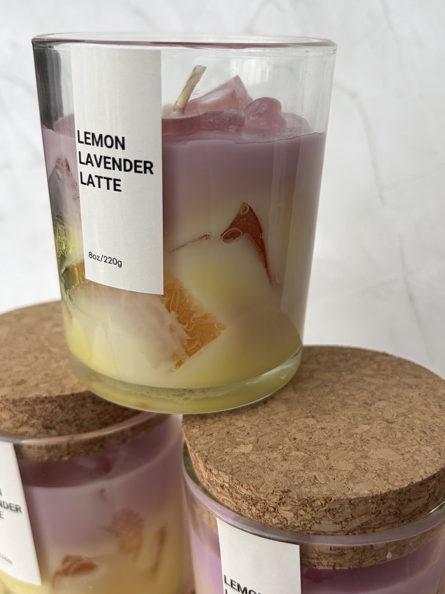 Lemon Lavender Latte Candle
