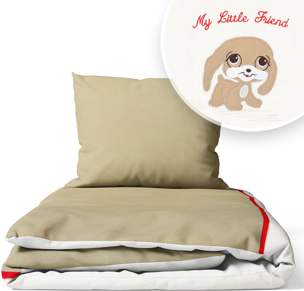Kinderbeddengoed 120x90cm 2-delig, Katoen, My Little Friend