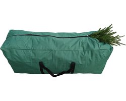 Premfy Extra Sterke Kerstboom Opbergtas voor Kerstboom tot 240cm - Opbergtas voor Kunstkerstboom - Kerstboom Opbergzak - Extra Stevige Handvatten en dubbele RITS - Waterdicht UV Bestendig - Kerstboom opbergen - Kerstboom opberghoes - Opbergbox doos