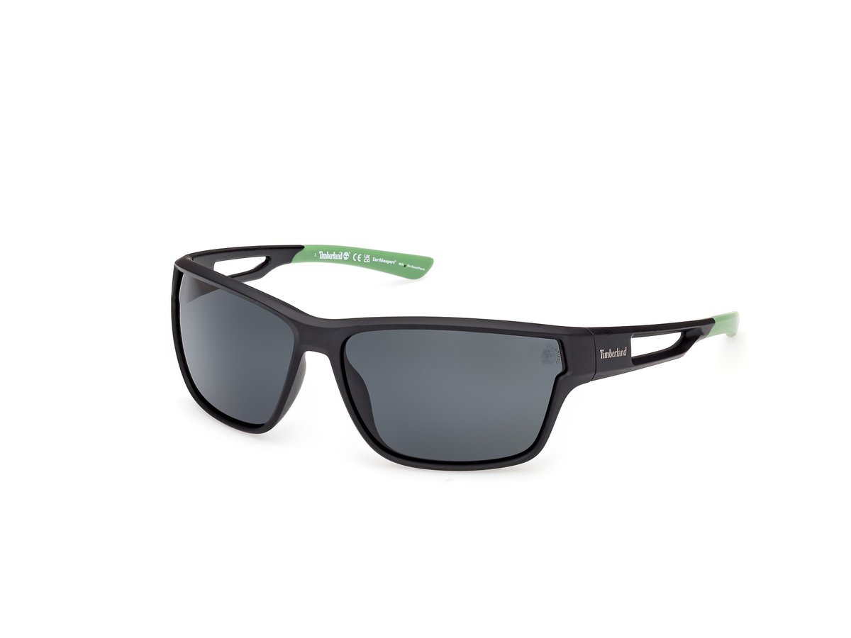 Timberland Tb00001 Gepolariseerde Zonnebril Zwart Smoke/CAT3 Man