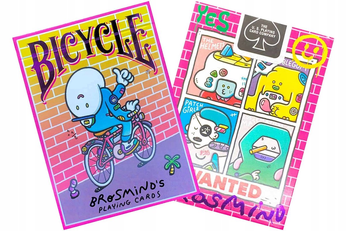 Bicycle Brosmind Speelkaarten - Unieke Street Art Stijl