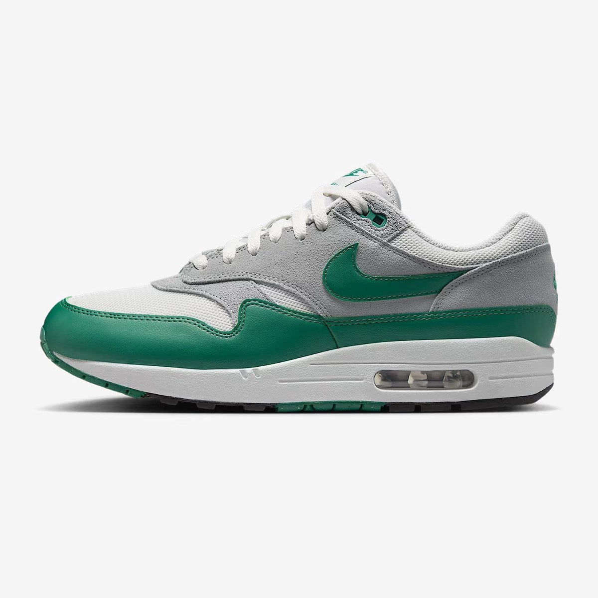 Nike Nike Air Max 1 Sneakers Unisex Evergreen Aura Wit