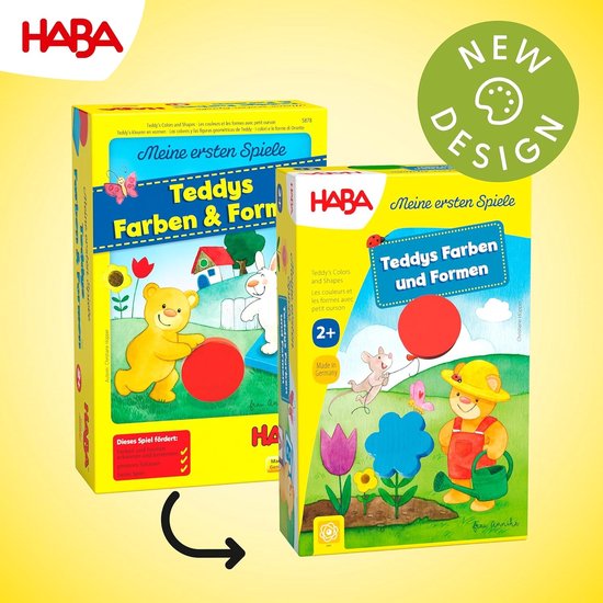 Spiel - Meine ersten Spiele - Teddys Farben und Formen (Duits) = Frans 5975 - Nederlands 5976 van HABA. — afbeelding 3