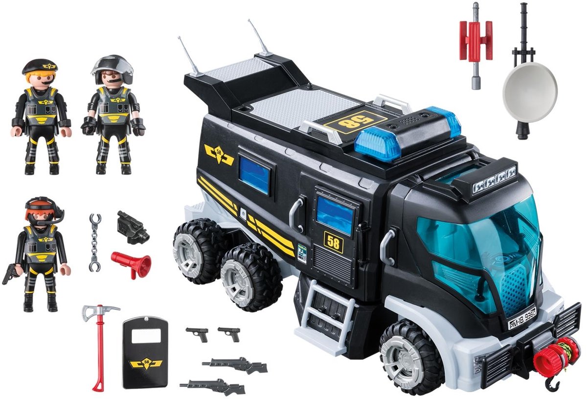 PLAYMOBIL City Action SIE-truck met licht en geluid - 9360 — afbeelding 20