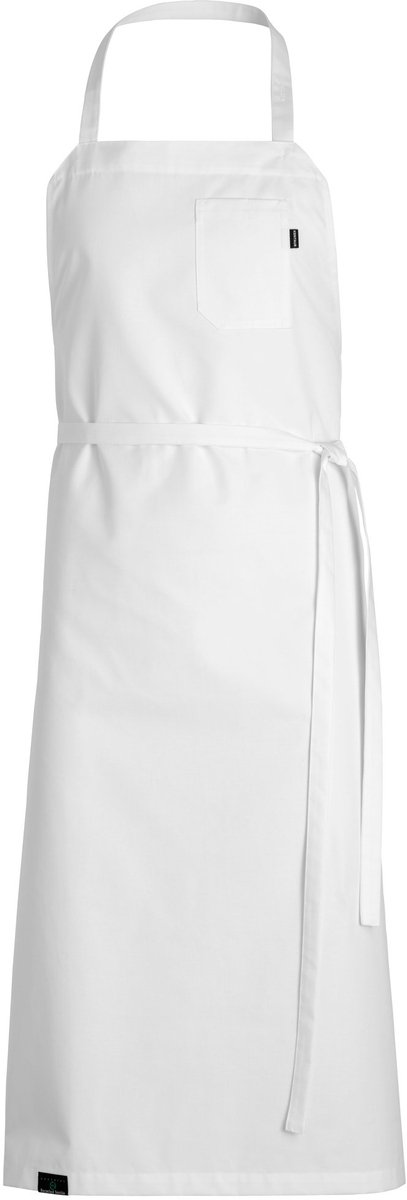 Kentaur Bib apron w. pocket 31550-152 - White - UNI
