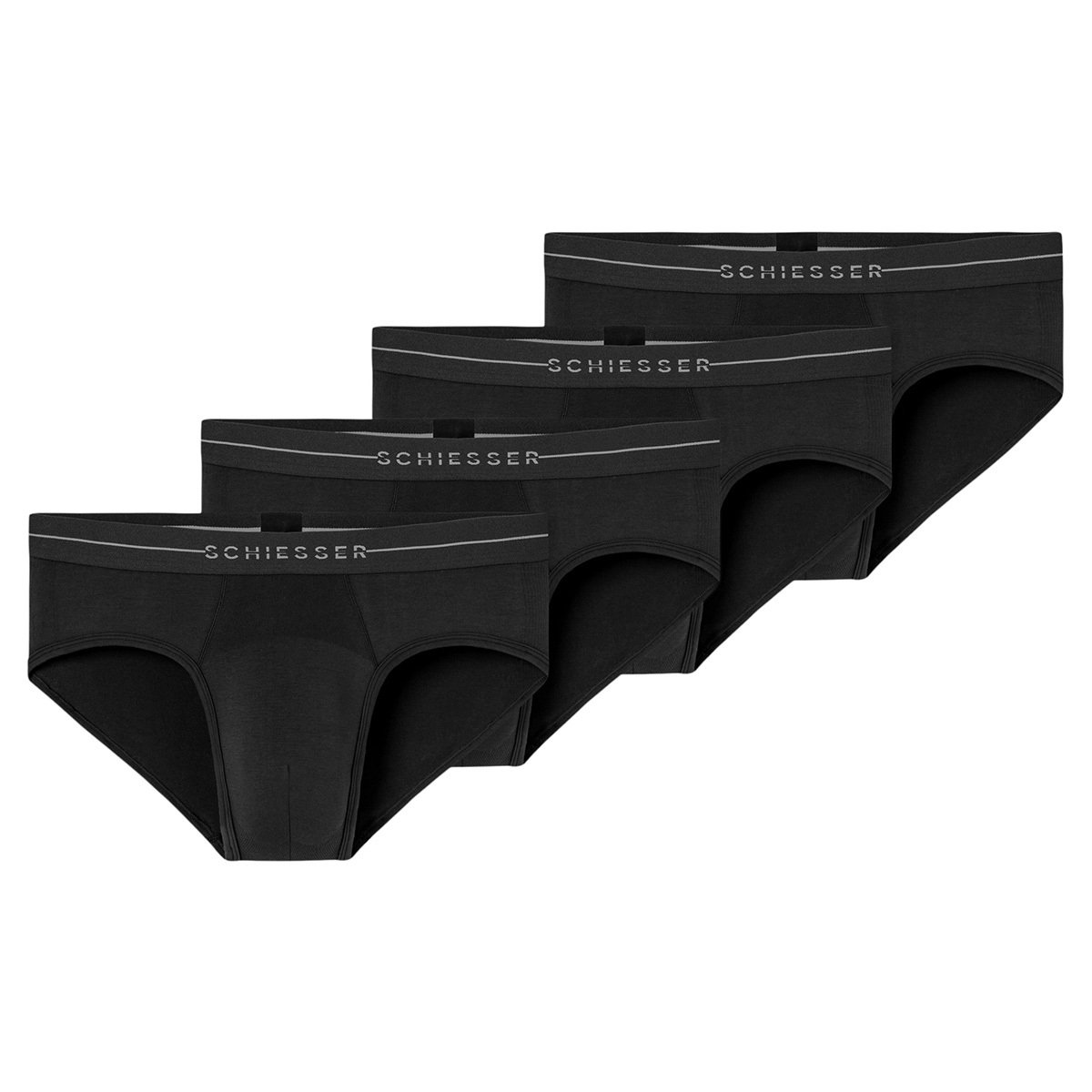 Schiesser Heren rio-slip / onderbroek 4 pack Cotton Flex