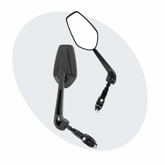 Fietsspiegel Met Anti-vibratie – 360° Verstelbaar En Trillingsvrij Voor Mountainbike, E-bike En Scooter