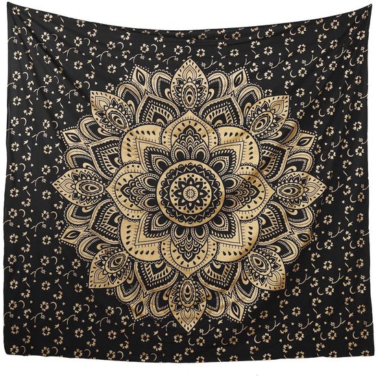 Wand-Hangende-Boheemse-Bedsprei-Boheemse-Deken-Hangtapijt-150-130CM