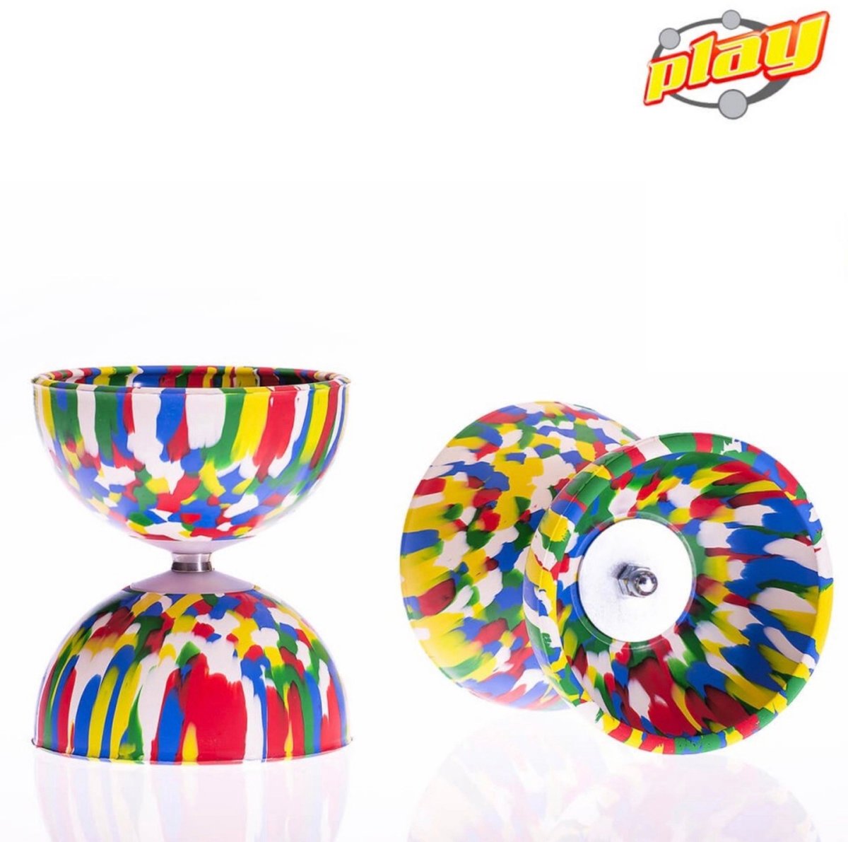 Diabolo Play Rainbow diabolo 105 mm 260 gr Regenboog