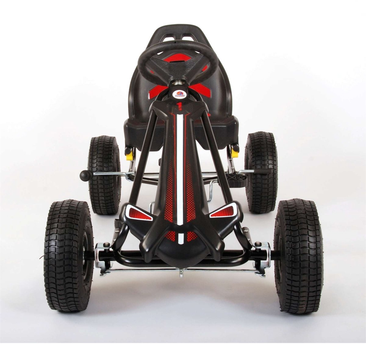 Volare Go Kart Racing Car - Jongens - Groot - Luchtbanden - zwart — afbeelding 4