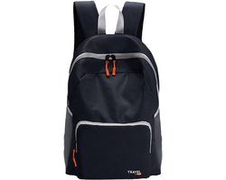 Lichtgewicht opvouwbare rugzak - 41x28,5x19,5cm - Studentenrugzak - Kleine waterdichte, duurzame, stapelbare rugzak - Geschikt voor mannen en vrouwen die buiten kamperen, reizen en wandelen - Zwart