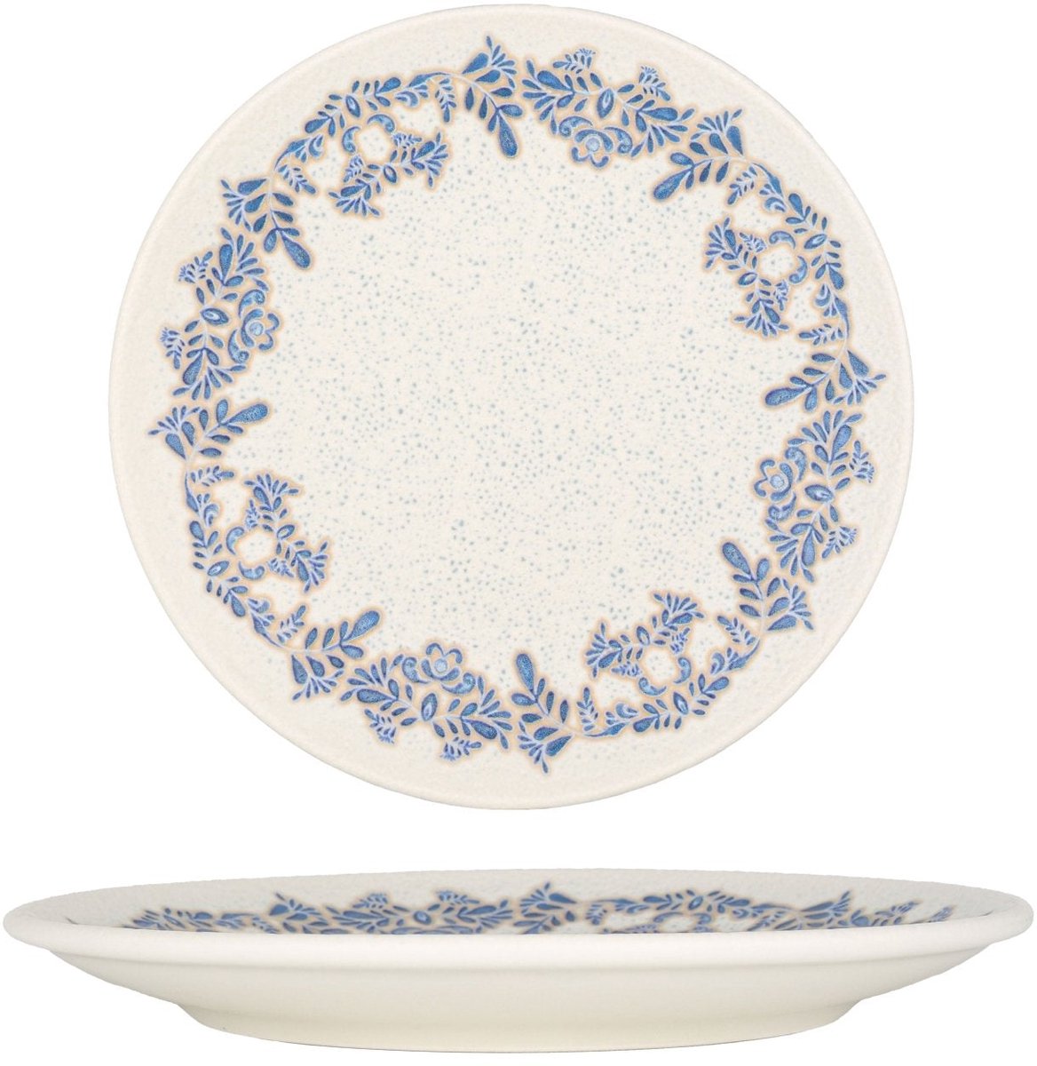 Rinart Dessertbord - Valeria - Porselein - 17 cm - set van 6