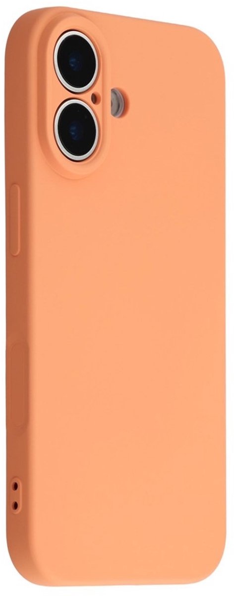 Amorus Hoesje - Geschikt voor iPhone 17 Hoesje - Amorus Colour TPU Back Cover - Peach