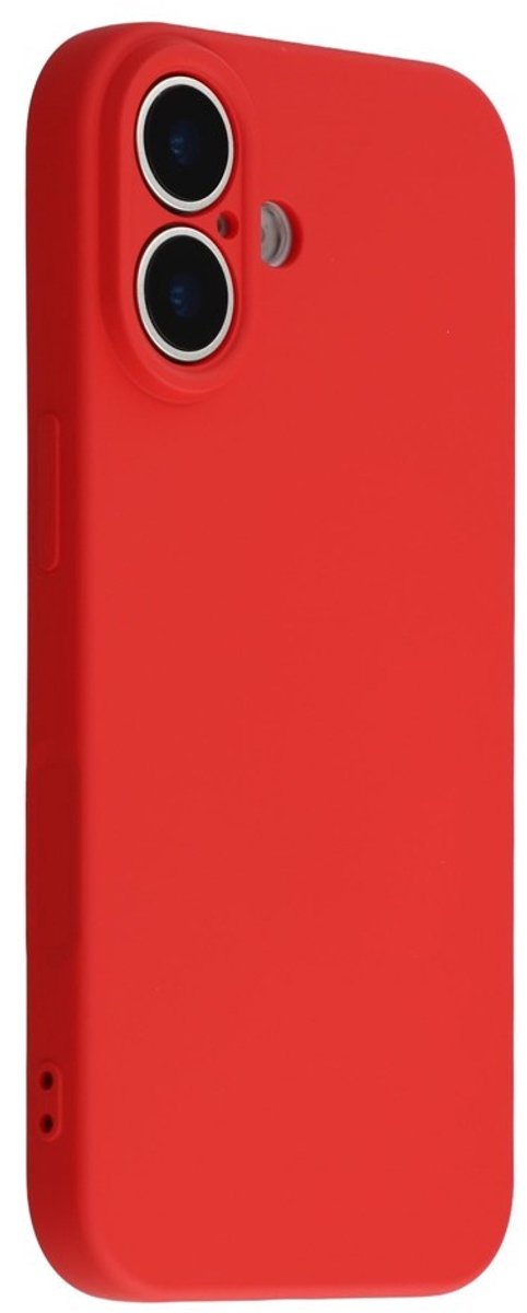 Amorus Hoesje - Geschikt voor iPhone 17 Hoesje - Amorus Colour TPU Back Cover - Cadmium Red