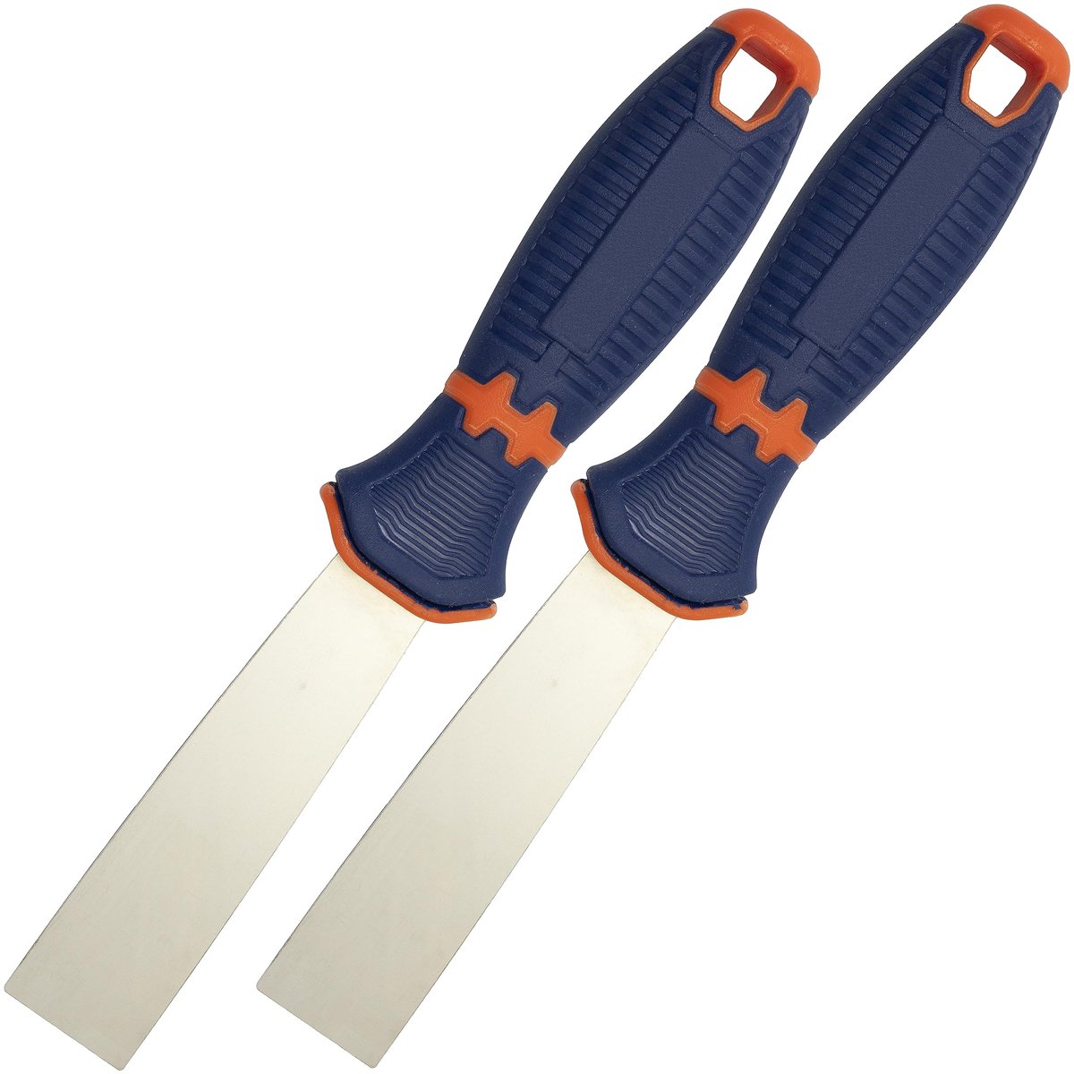 C68493 Set van 2 Spatels - Stalen Blade en Plastic Handvat - 25 mm