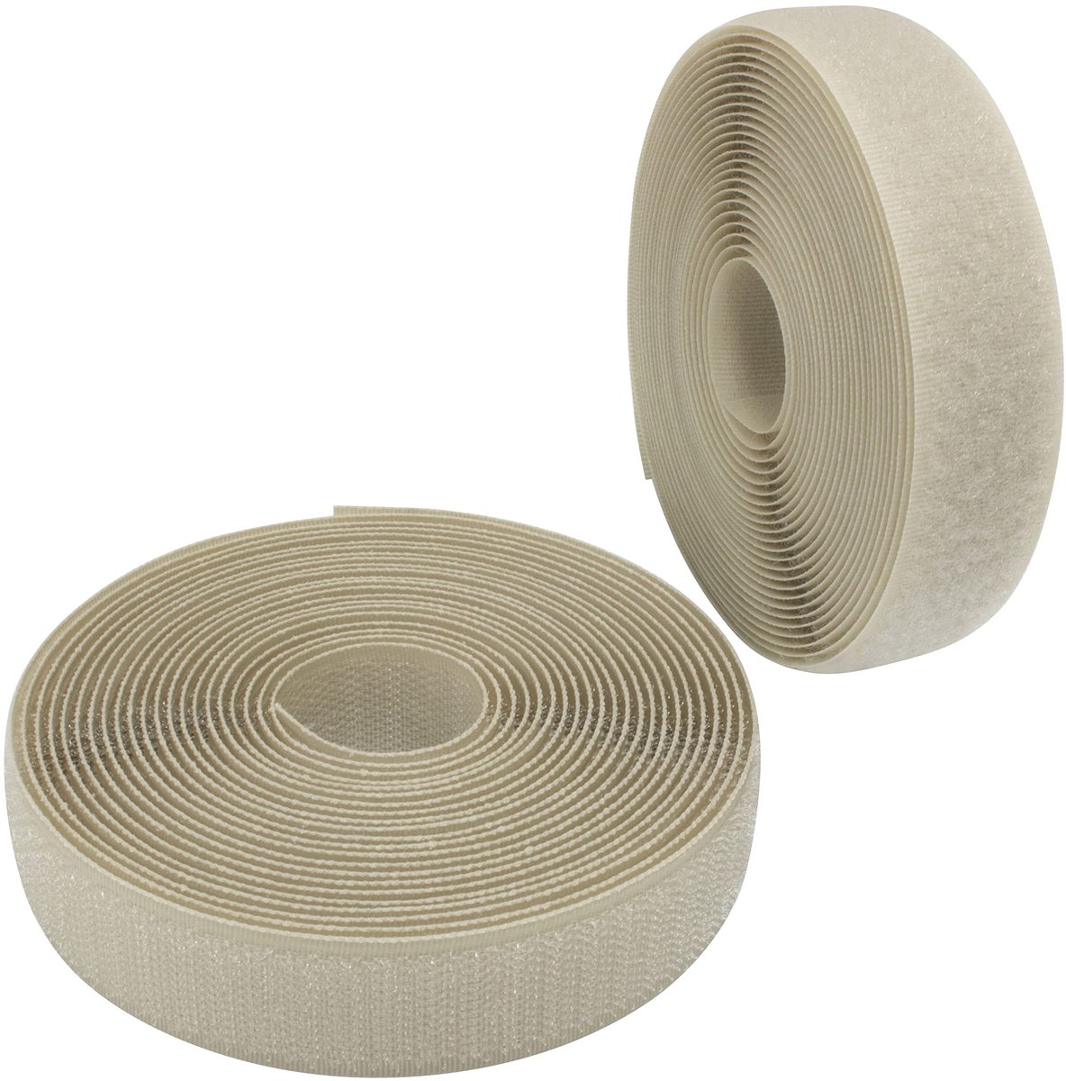 C65952 Zelfgrippende Tape - 25 mm Breed, 5 m Lang, Lichtbeige Polyamide en Polyester