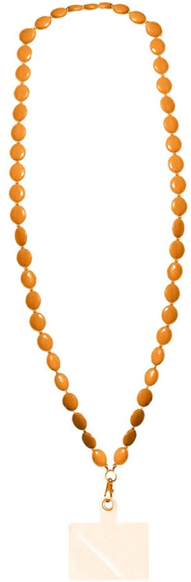 Mobiele Telefoon Ketting met Parels - Bohemian Kristallen Anti-Verlies Pendant - Universele Halsketting