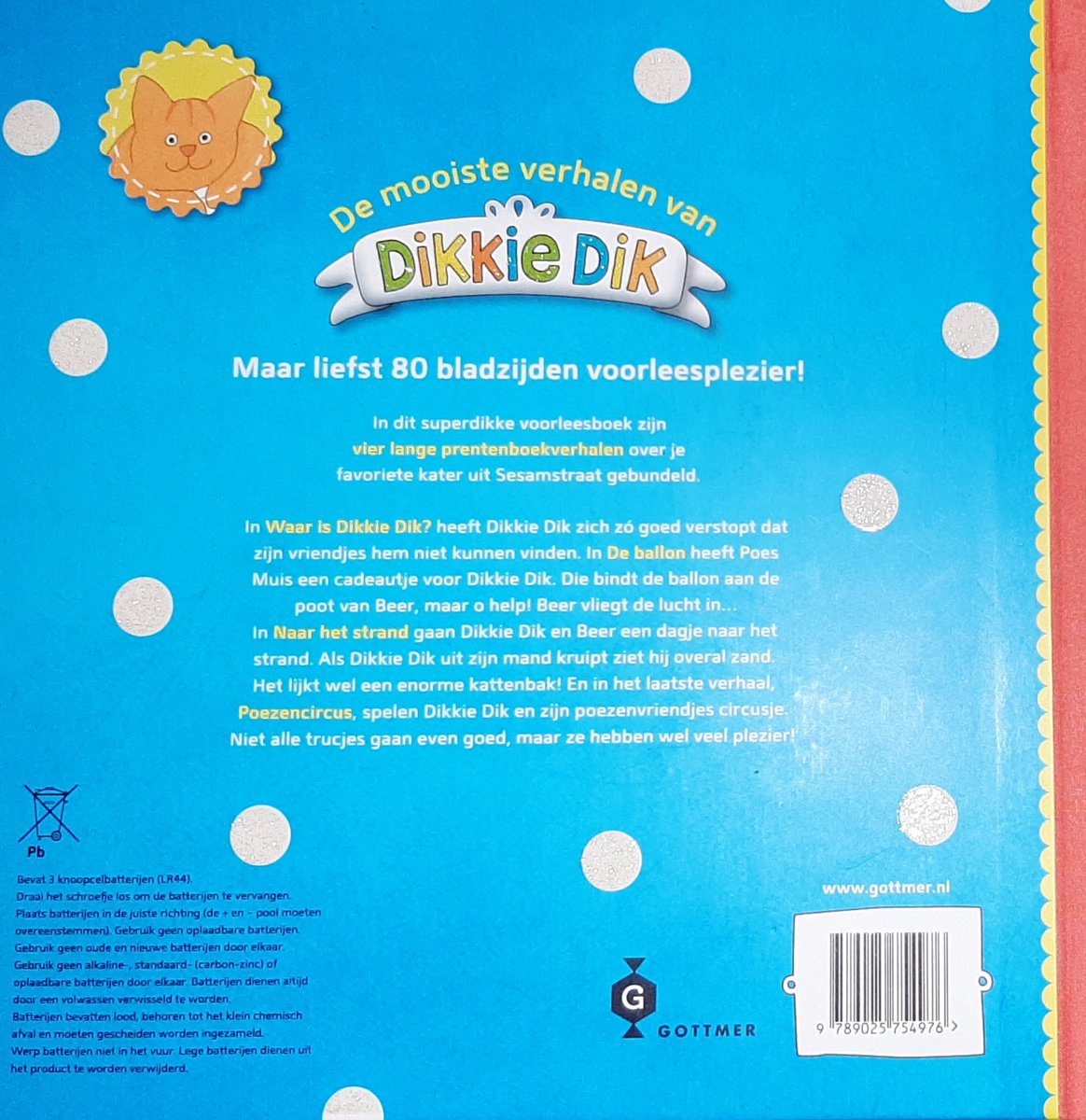 Dikkie Dik  -   De mooiste verhalen van Dikkie Dik - back cover