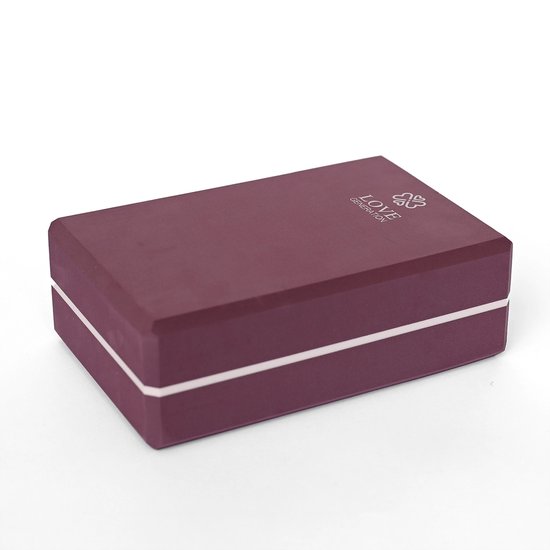 Yogablok - Eva Foam - Peaceful Purple van Pure2Improve — afbeelding 5