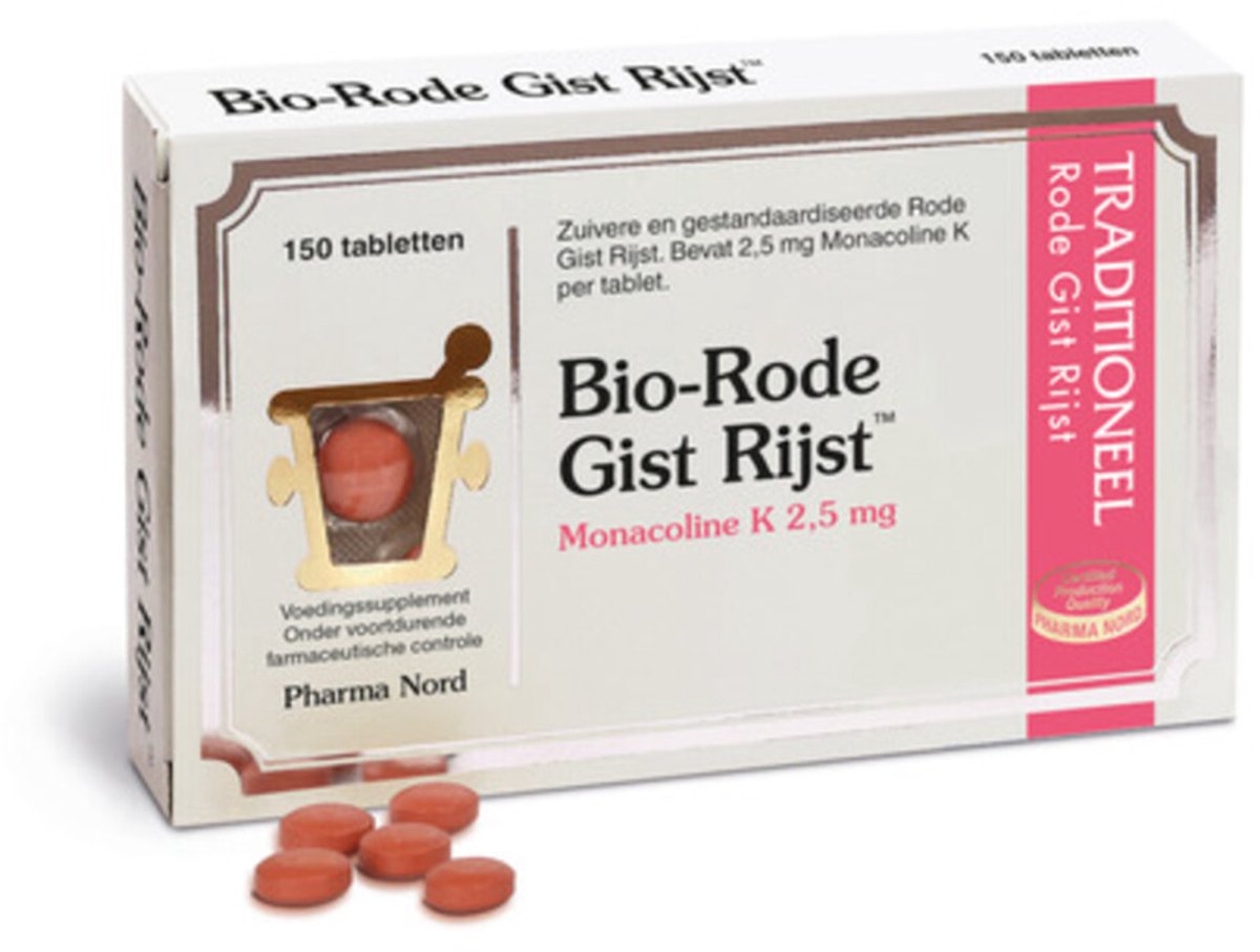 Pharma Nord - Bio-Rode Gist Rijst - 2 x 150 tabletten - Voordeelverpakking