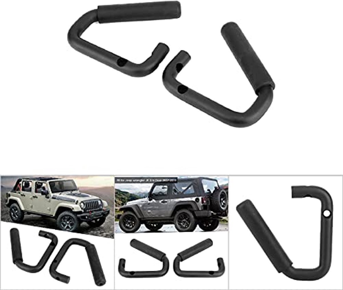 Aluminium Car Handle Accessory - Voor Wrangler JK 2/4 Deuren 2007-2019 - Duurzaam en Antislip