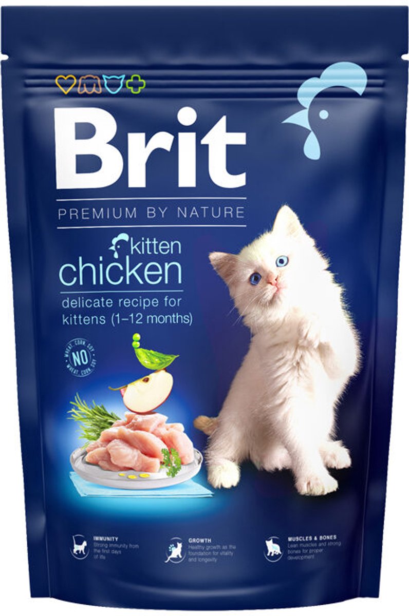 Brit Brit Premium by nature Kitten - Kip - 8 kg