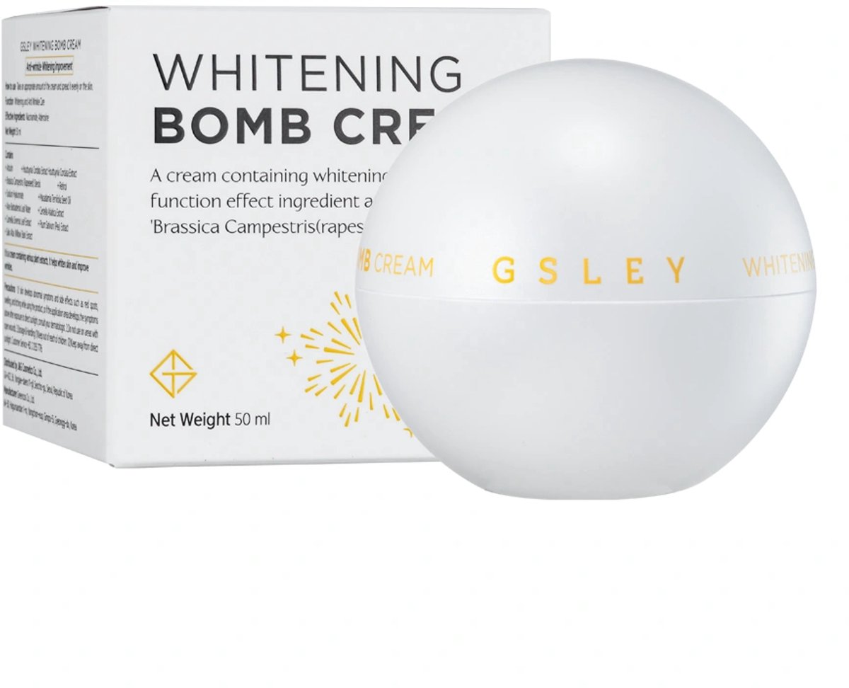 GSLEY Nutrition Whitening Bomb Cream / Verhelderende Verzorgende Crème 50 ml