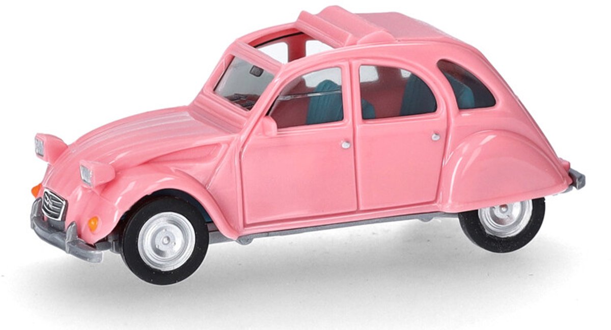 Citroen 2CV Faltdach Open, Roze