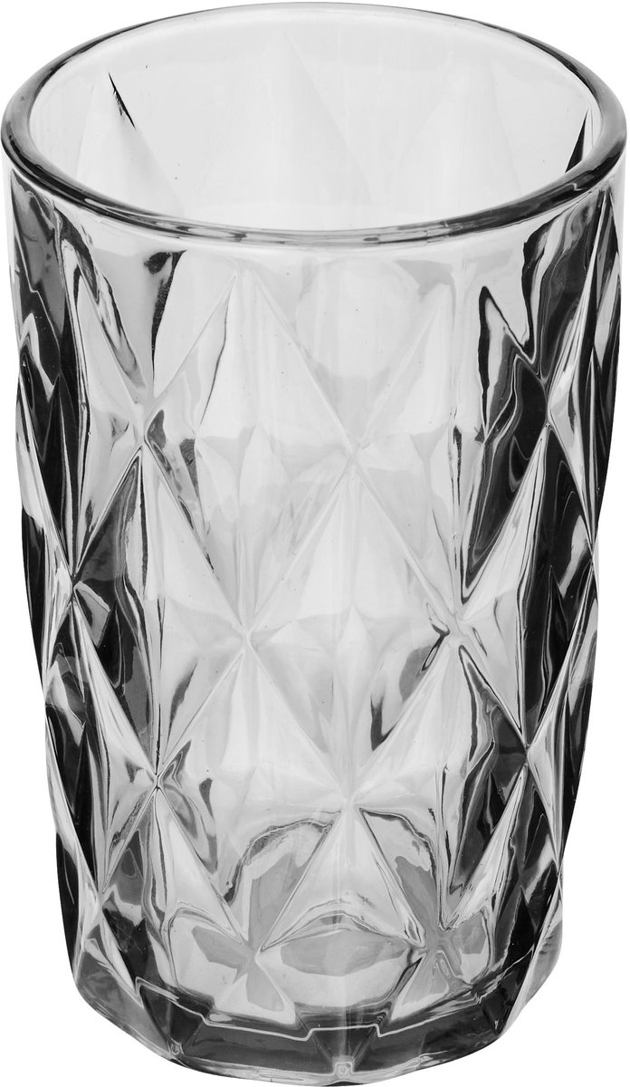 Secret de Gourmet Lea Hoog Waterglas - 40cl - Set van 6 stuks - Grijs
